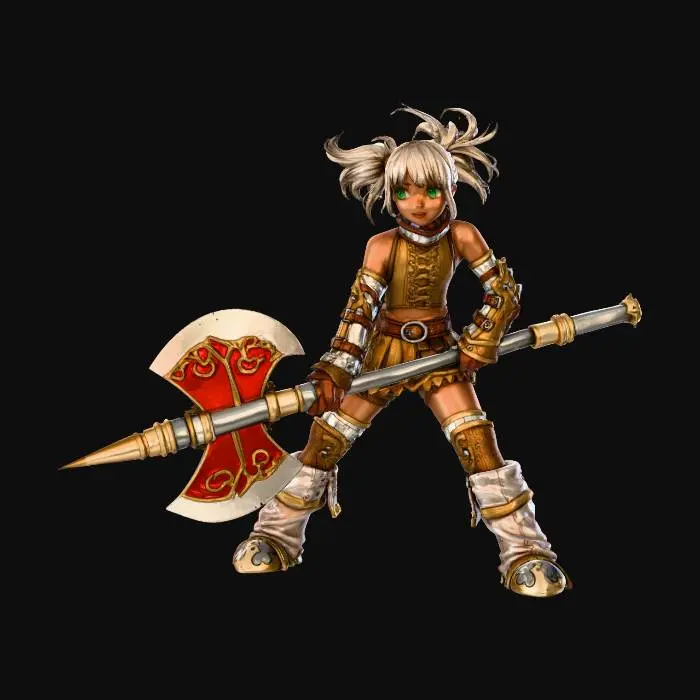 3D model for Warrior of Valor