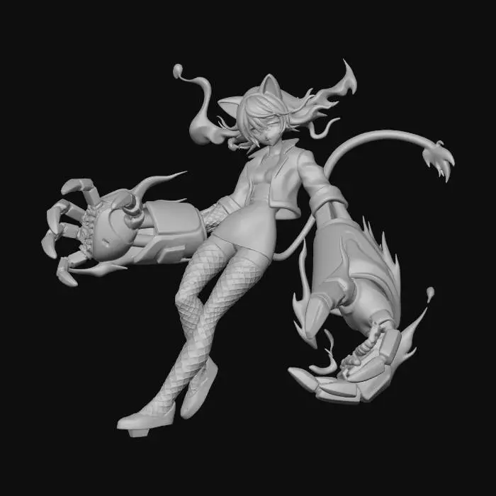 3D model for Mystic Shadow Cat