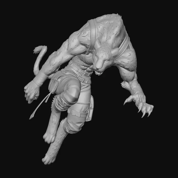 3D model for Cheetah Hunter