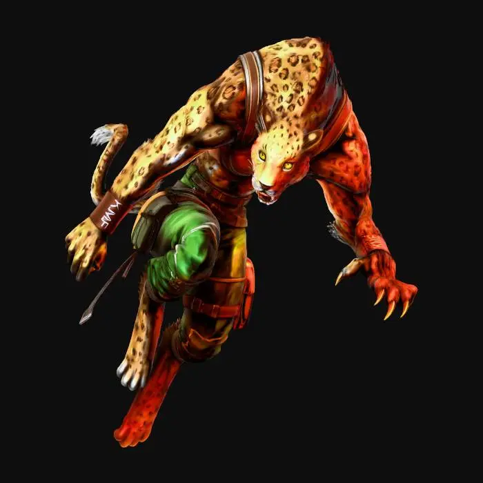 3D model for Cheetah Hunter