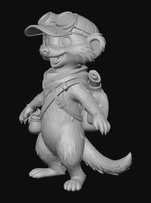 3D model for Treasure Hunt Meerkat
