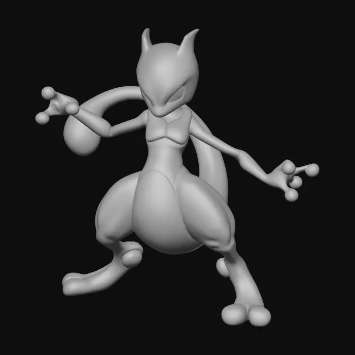 3D model for Mewtwo Standby