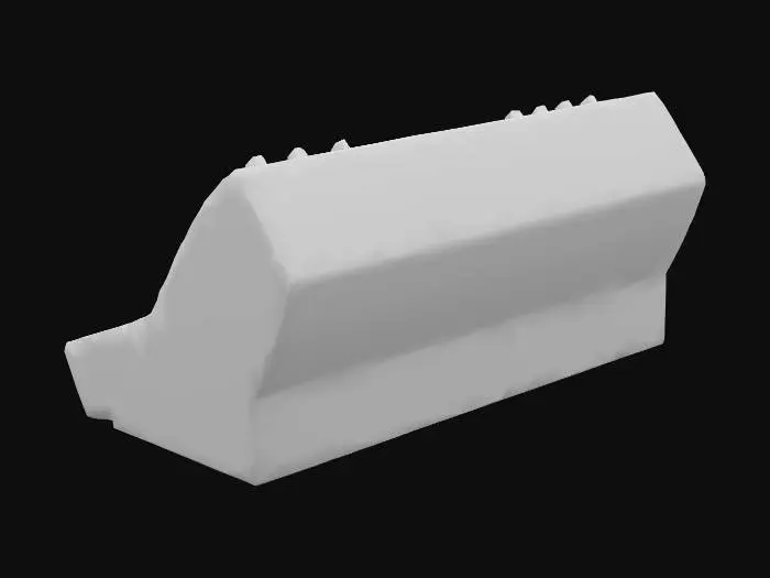 3D model for modern Synthesizer with nice design 60s style, with base metal and plastic, and realistic buttons, all hig detail and with micro high tech