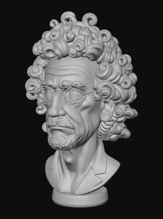 3D model for Vibrant Curls