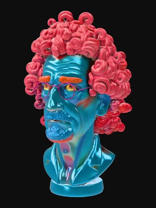 3D model for Vibrant Curls