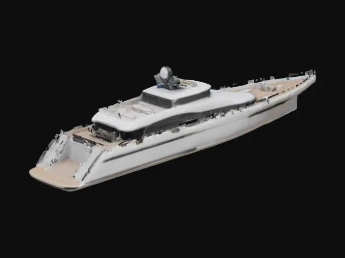 3D model for yacht boat