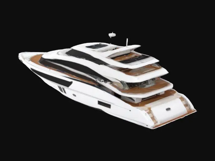 3D model for yacht boat