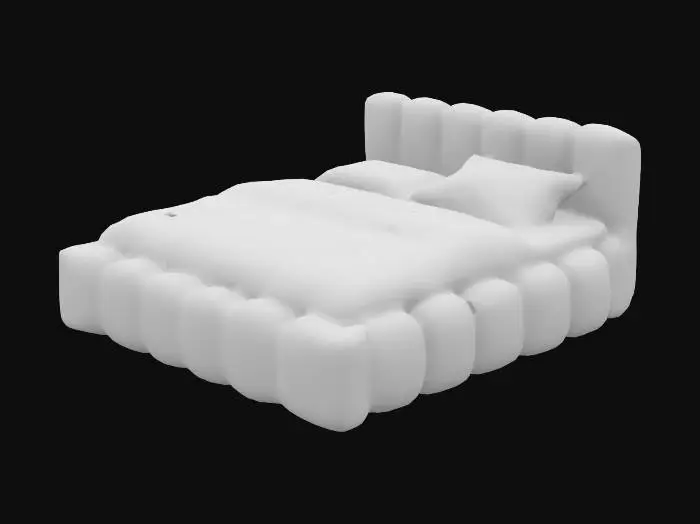 3D model for Cozy Cloud Bed