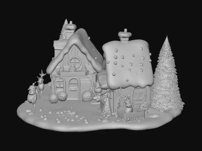 3D model for SANTA TOWN INCLUDING WORKSHOP AND STABLE
#Christmas2025#