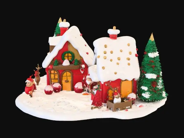 3D model for SANTA TOWN INCLUDING WORKSHOP AND STABLE
#Christmas2025#