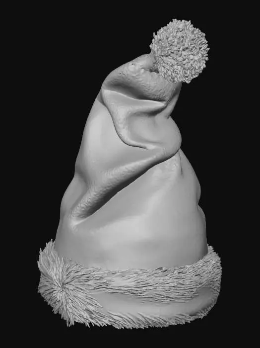 3D model for SANTACLAUS HAT WITH LOOP ON TOP