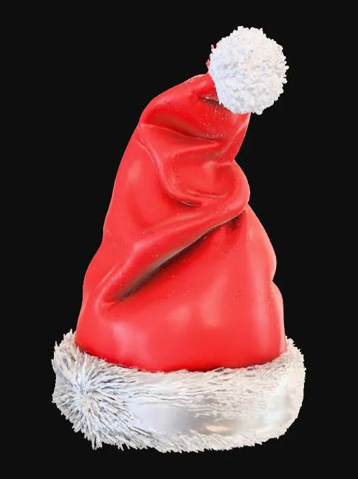 3D model for SANTACLAUS HAT WITH LOOP ON TOP