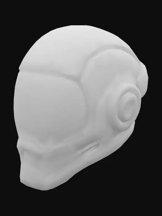 3D model for space eva helmet
