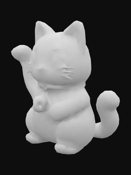 3D model for Lucky Cat