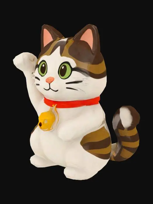 3D model for Lucky Cat