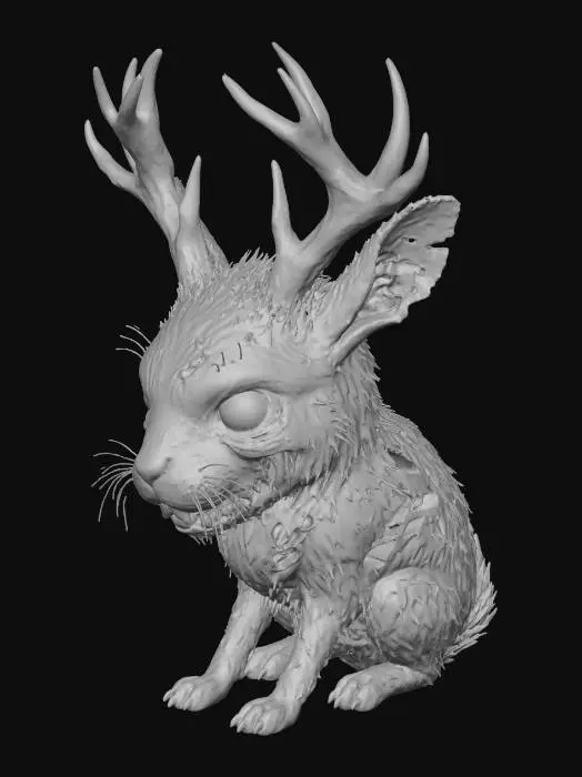 3D model for Jackalope Horror