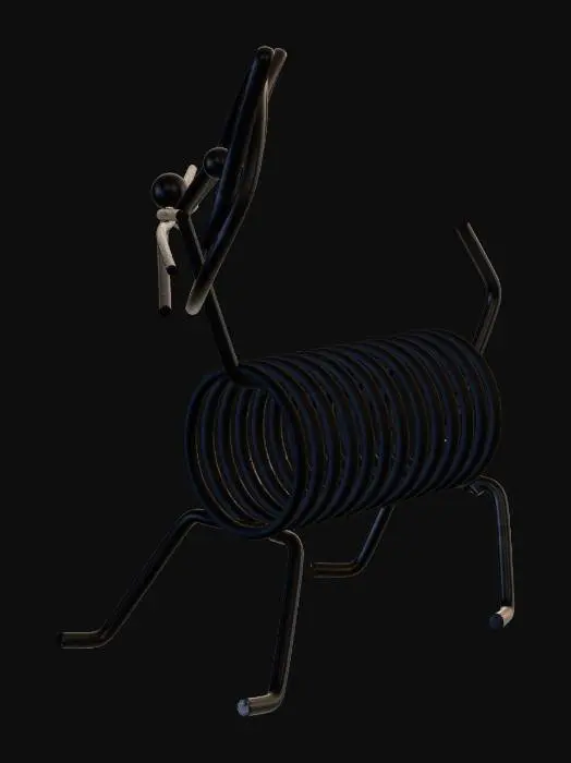 3D model for Coiled Cat