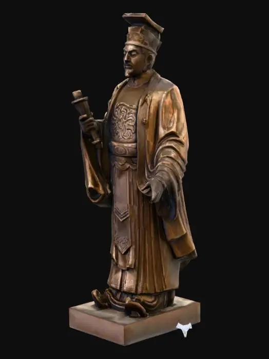 3D model for Bronze Ly Thai To Statue