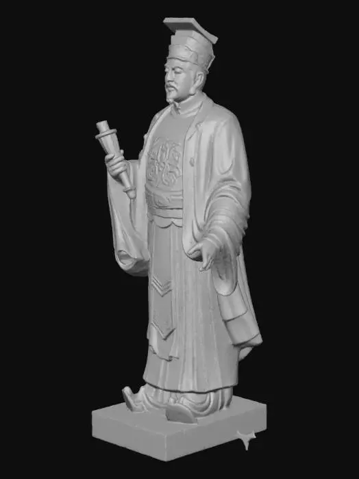 3D model for Bronze Ly Thai To Statue