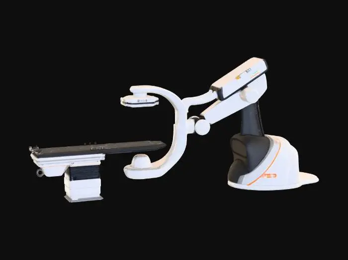 3D model for Angiogram Fluoroscopy Machine with Bed