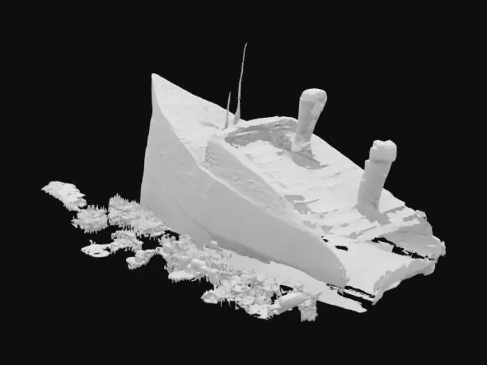 3D model for #ocean# titanic naufragao nas areias e as pedras do oceano, #ocean#,  #ocean#