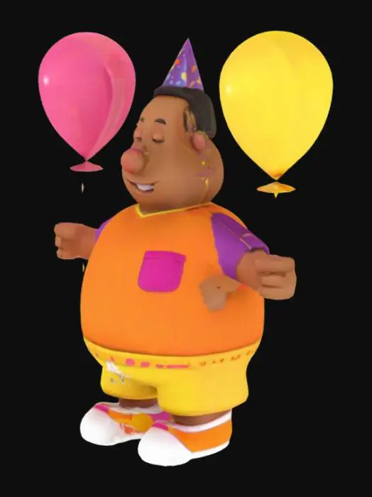 3D model for Birthday Celebration, #AroundTheWorld#