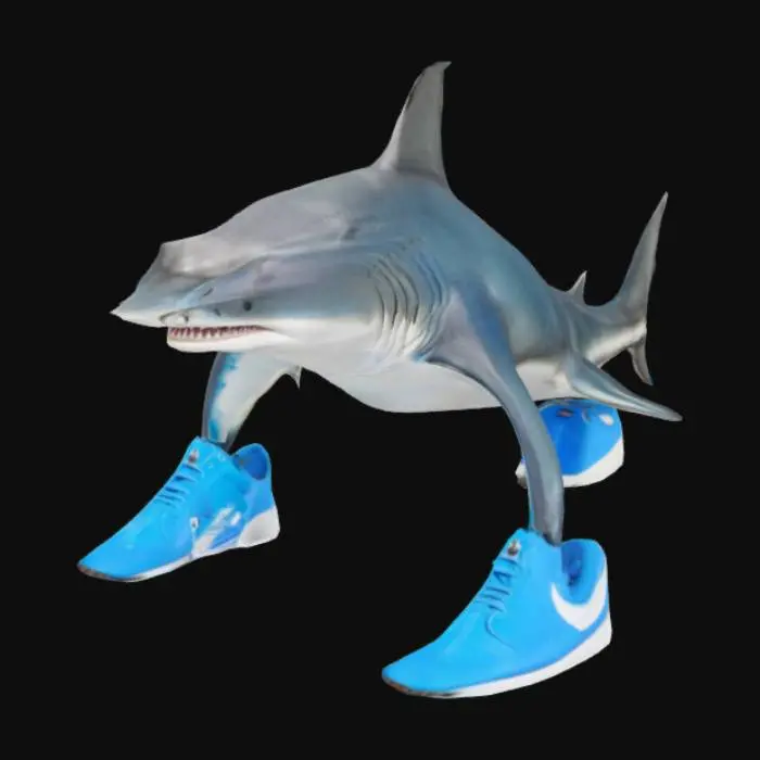 3D model for Shark Sneaker Sprint