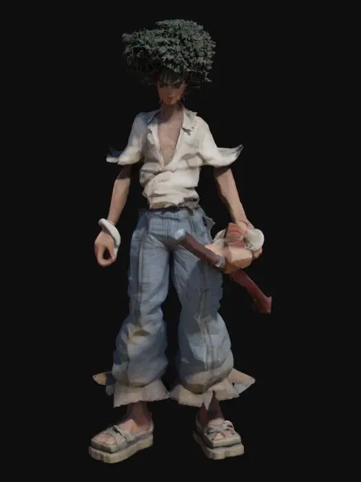 3D model for Samurai Warrior