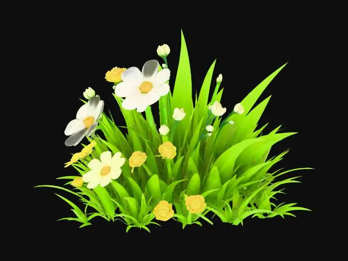 3D model for Spring Blossoms
