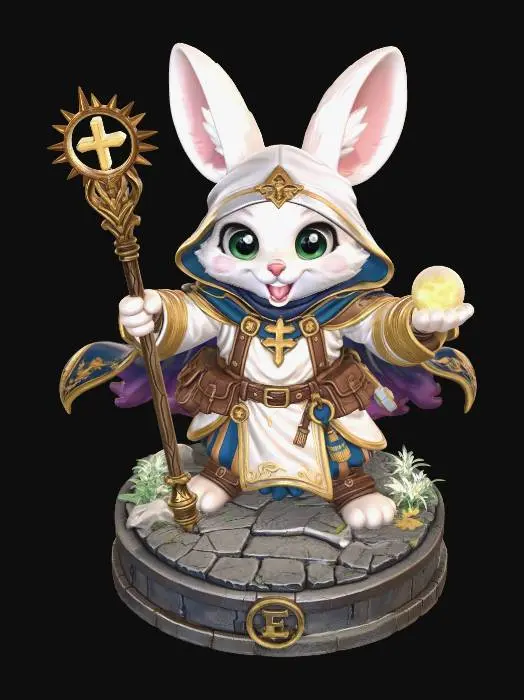 3D model for Cleric Bunny #EasterEgg2026#