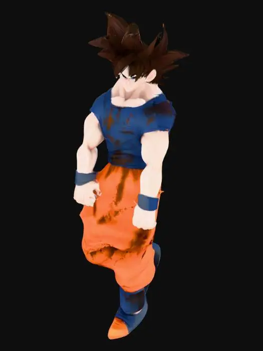 3D model for Super Saiyan Aura