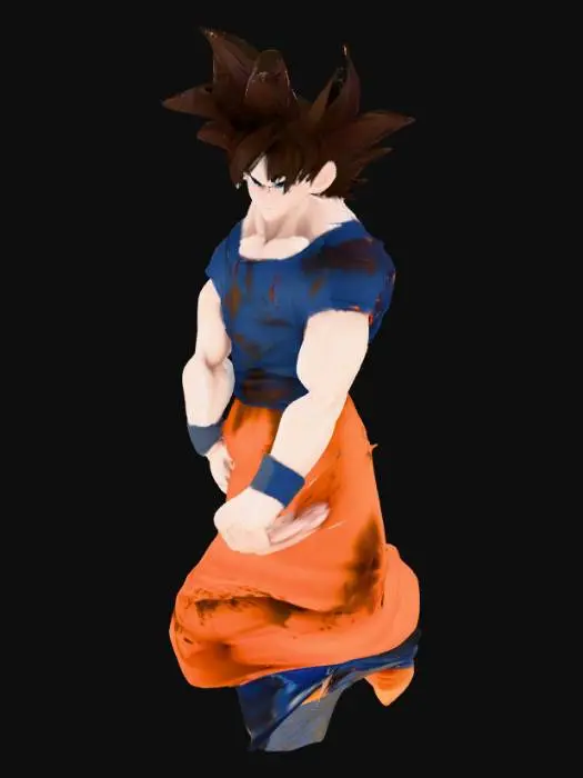 3D model for Super Saiyan Aura