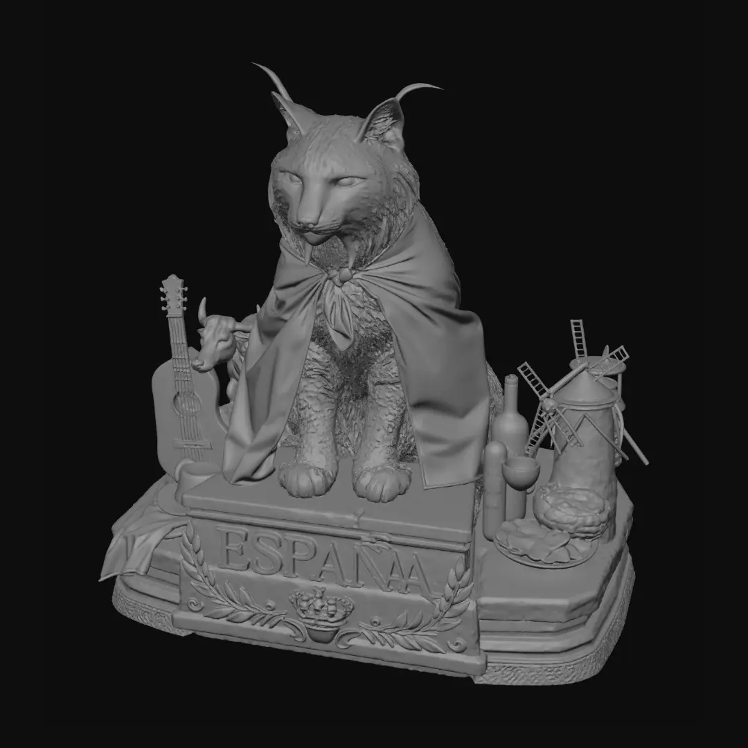3D model for The Cat of España
