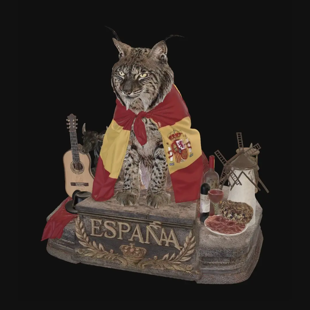 3D model for The Cat of España
