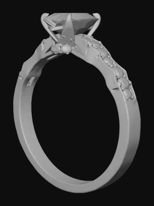 3D model for Cincin Pertunangan Emas Kuning Berlian.png