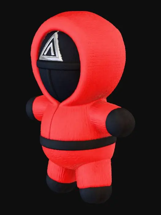 3D model for Red Hooded Plushie