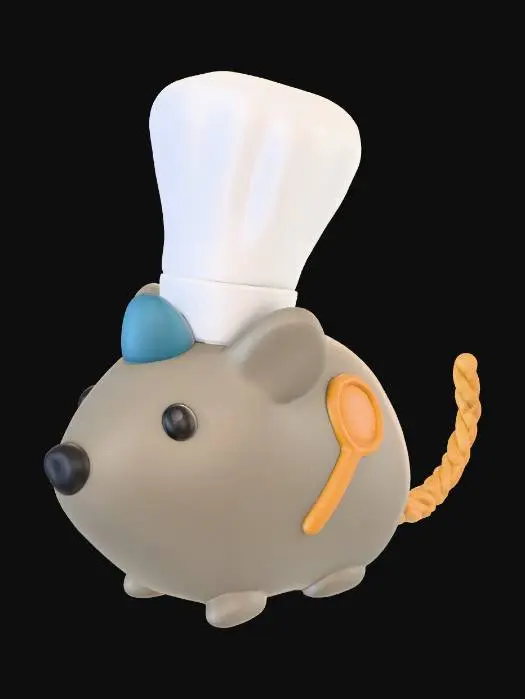3D model for Chef Mouse Creation