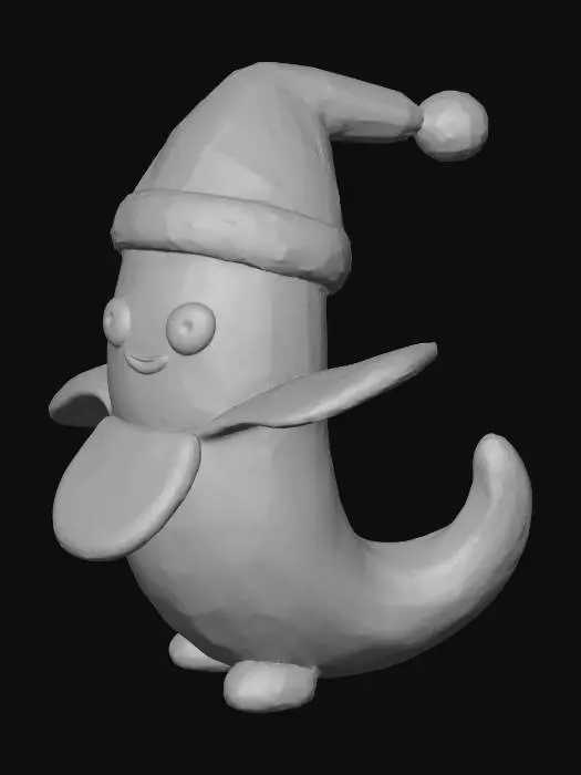 3D model for Festive Banana Friend