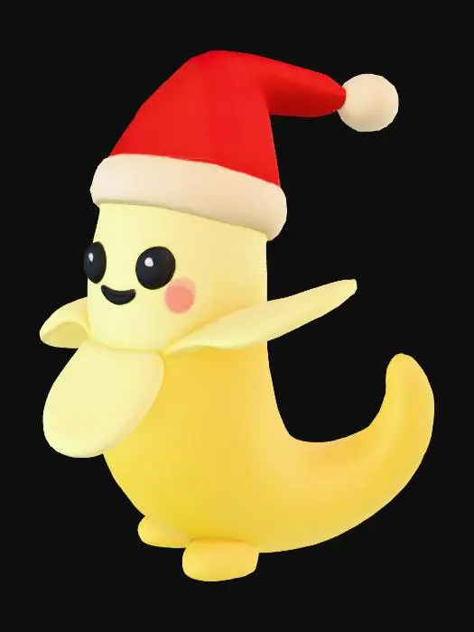 3D model for Festive Banana Friend