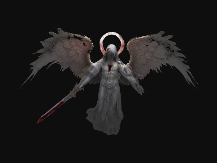 3D model for 符合聖經中描述的天使真實樣貌