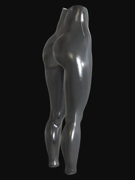 3D model for 蜜大腿特寫 從肚臍到膝蓋