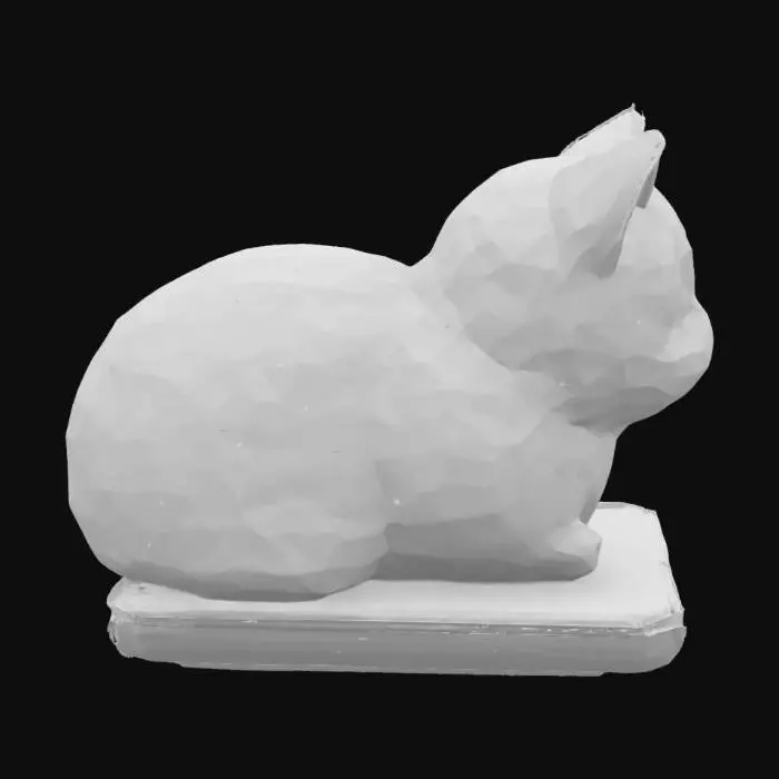 3D model for Cat on a iphone, #SketchTo3D#