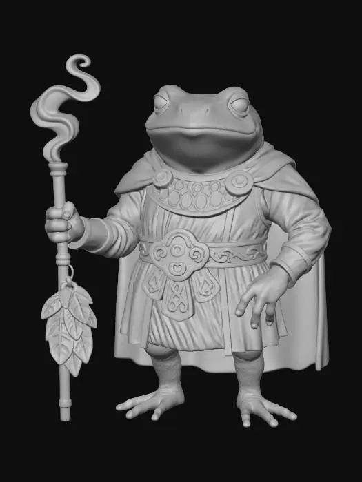 3D model for frog aristocrat