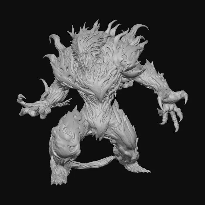 3D model for death creature