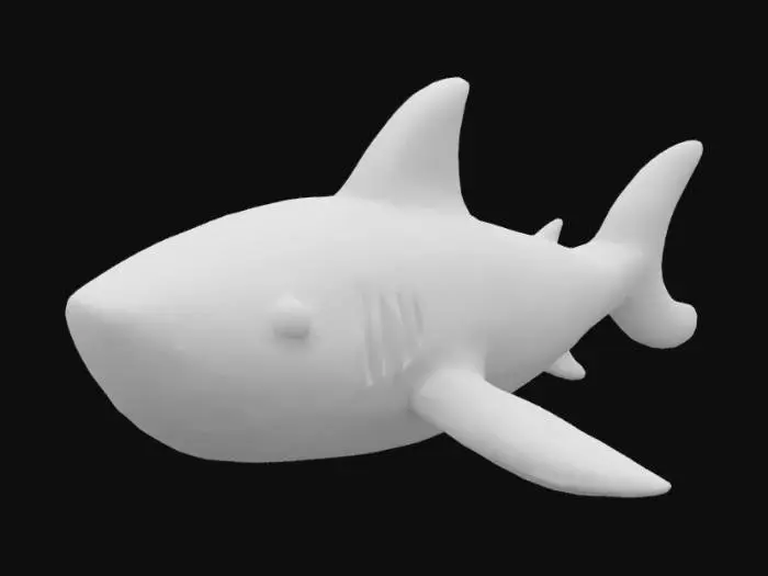 3D model for shark from ikea