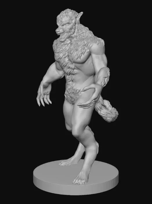 3D model for Werewolf