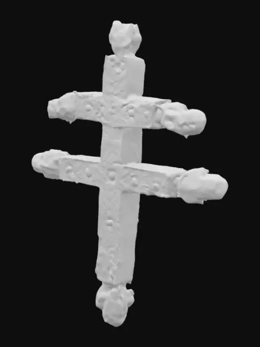 3D model for Bejeweled Cross on Burlap