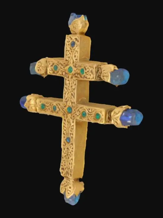 3D model for Bejeweled Cross on Burlap