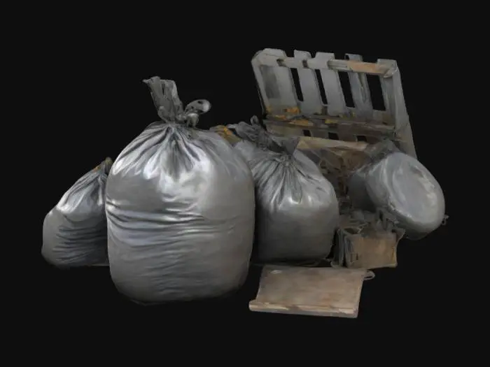 3D model for create models which can be used in design of junyard, Ultra Realistic. With some   trash bags, piece of metal scratch and so on