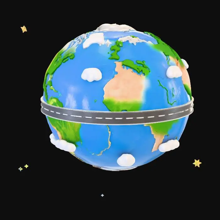 3D model for Road to the World